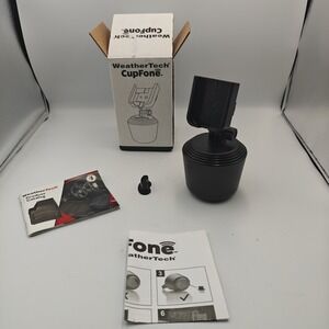 WeatherTech CupFone Universal Adjustable Cup Holder Car Mount for Cell Phone NEW